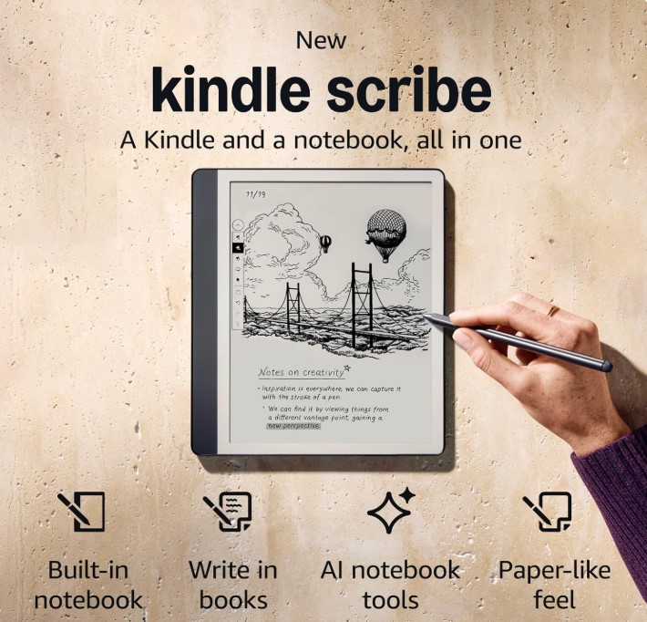 Amazon Kindle Scribe 2024 (16Гб, Premium Pen)